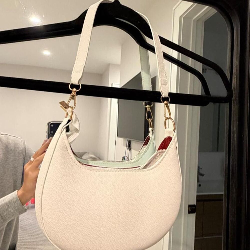 Unbranded Women's Cream and White Bag